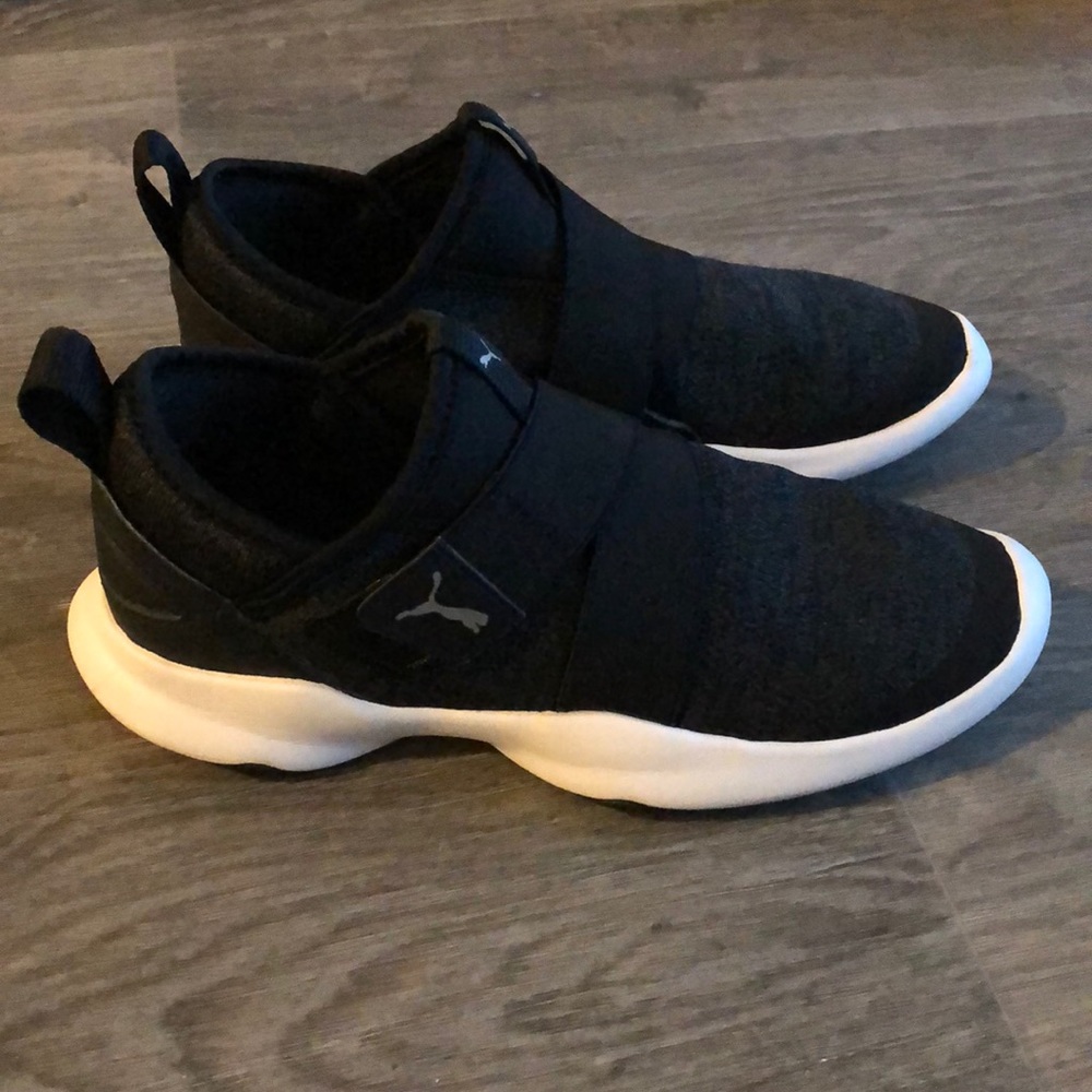 Puma velcro strap slip on sneakers
